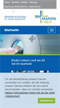 Mobile Screenshot of marienhausklinik-st-josef-kohlhof.de